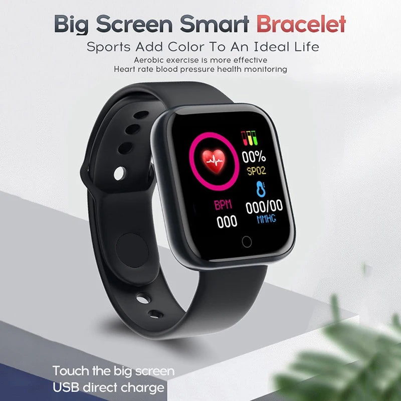 Pro Smart Watch Bluetooth Fitness Tracker Sports Watch Heart Rate Monitor Blood Pressure Smart Bracelet for Android IOS