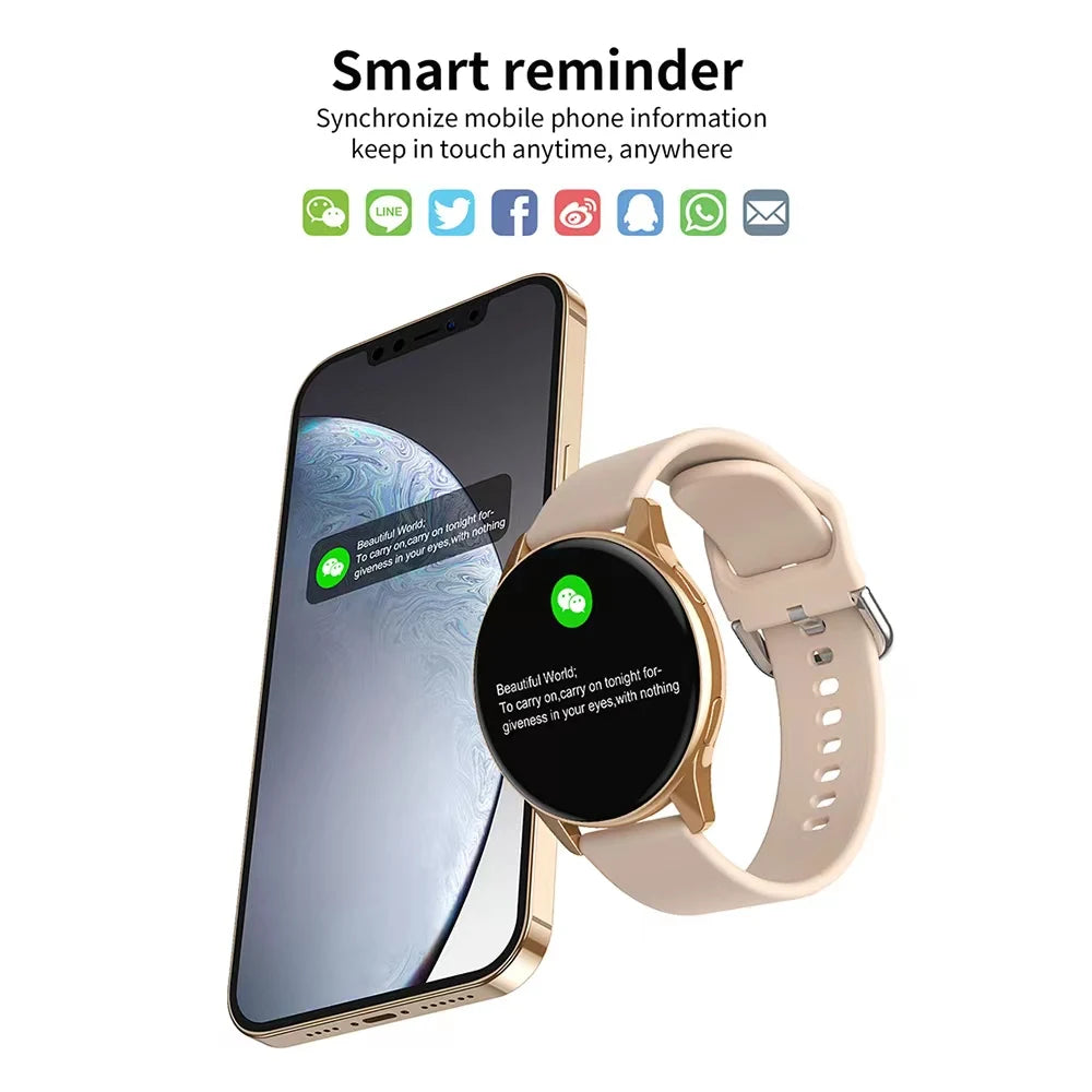 New Women Bluetooth Call Smart Watch HeartRate Blood Pressure Monitoring Smartwatches Waterproof Men Smartwatch For Samsung IOS