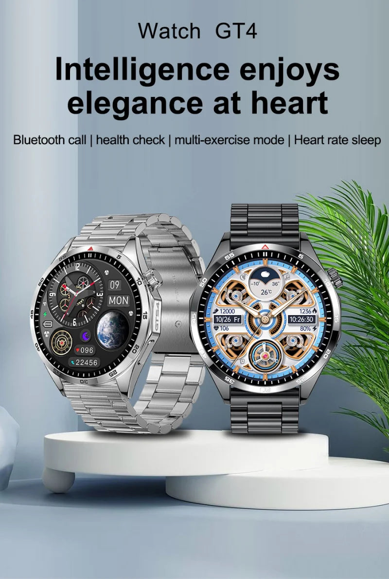 2024 New Smartwatch Men 1.5" Color Screen Full Touch Dial Outdoor Sports Waterproof Bluetooth Call Health Check Man Smart Watch