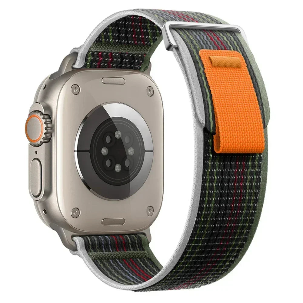 Nylon Trail Loop Strap For Apple Watch Ultra 2 49mm Series 9 8 7 45mm 41mm Sports Bracelet iWatch 6 5 4 3 SE 44mm 40mm 42mm Band