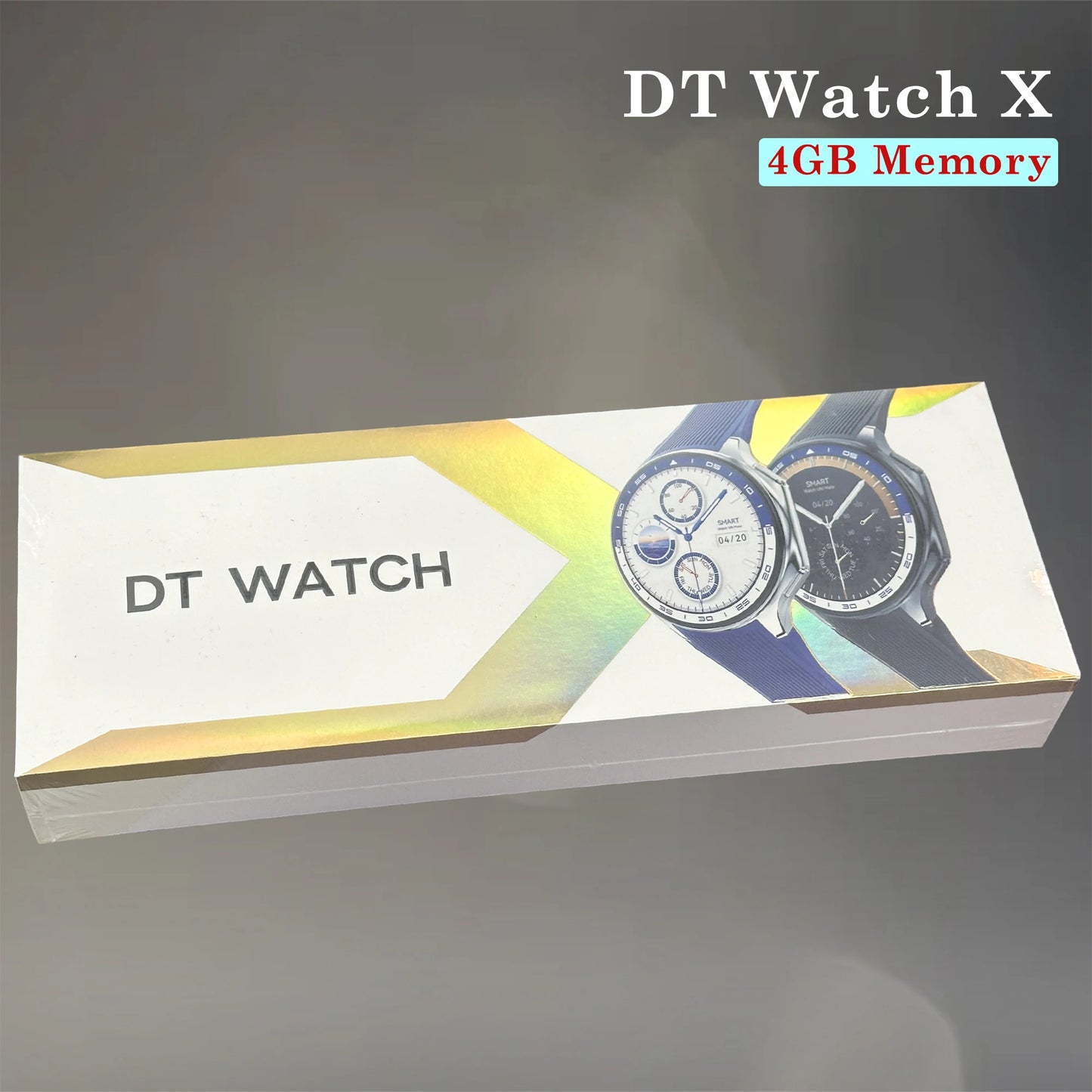 2024 DT Watch X 1.43Inch Amoled Smart Watch 4GB Large Memory Heart Rate BT Call Waterproof Voice Assistant Men Sports Smartwatch