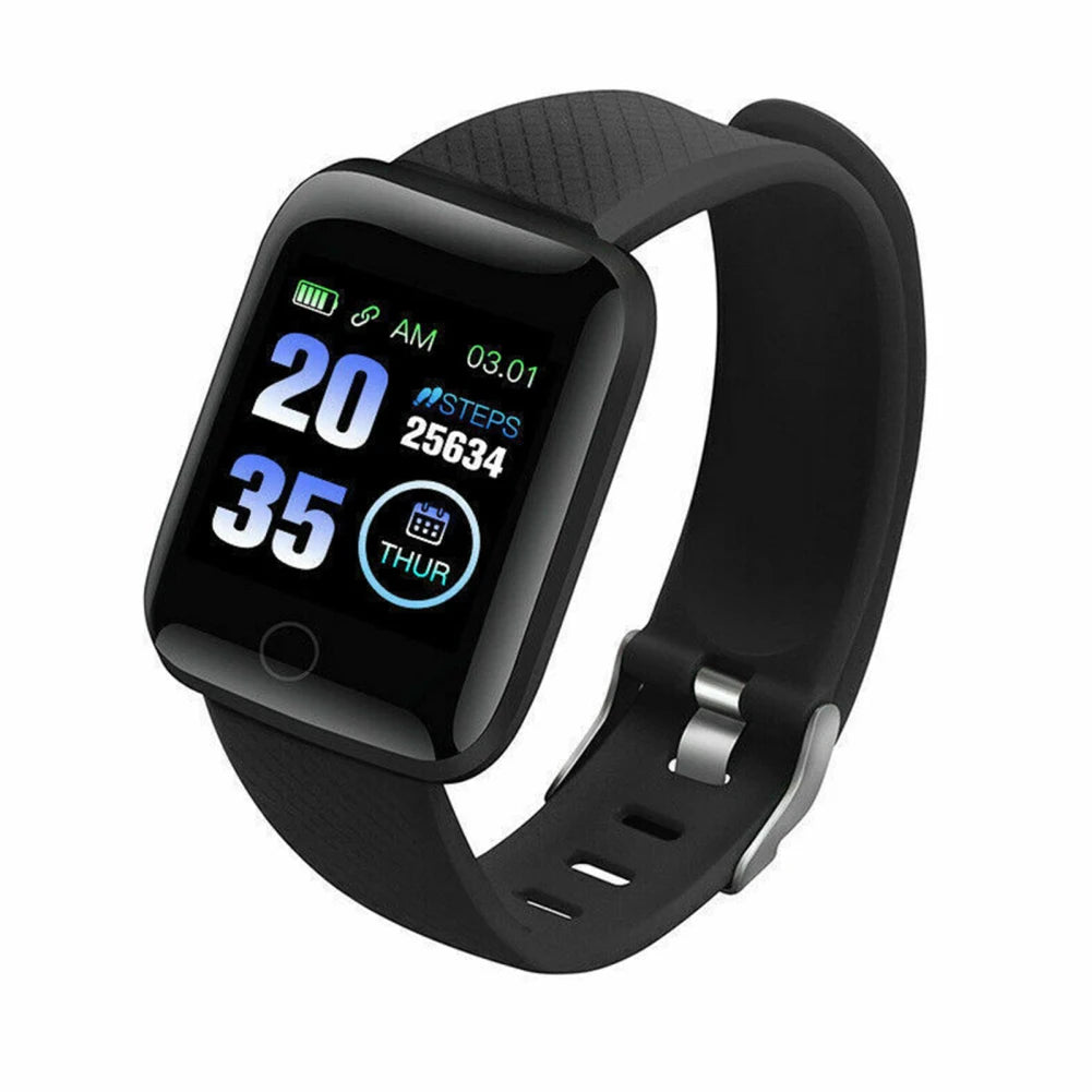 Smart Watch 1.44 Inch Touch Screen Fitness tracker Smartwatch Heart Rate Sleep Monitoring Pedometer Sports Watch For Men Women