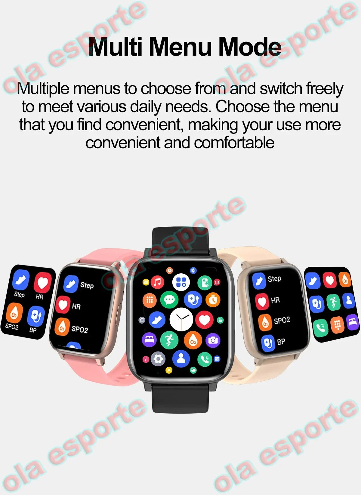 Men And Women Smart Watch Bluetooth Call Sleep Heart Rate Monitor Weather Outdoor Lady Smartwatch 1.77" For Android IOS 2024 New