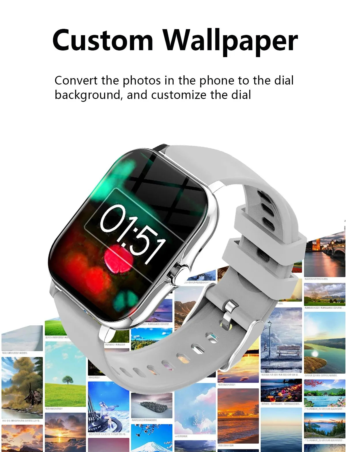 Ola Esporte Smart Watch for Men Women Newest 2024 Sport SmartWatch DIY Watch Faces Bluetooth Call Phone Smart Band PK H13 H5 P73