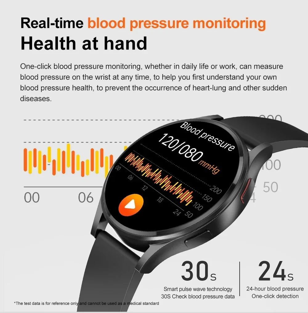 2024 Smart Wristband Blood Lipids Uric Acid Blood Glucose Smart Watch Men Bluetooth call ECG+PPG Fitness Tracker Smartwatch Men