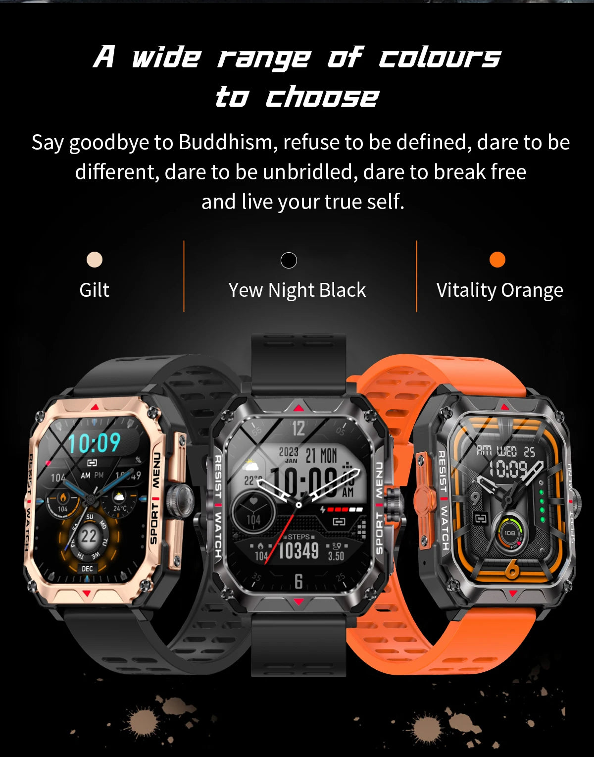 LIGE 2024 Men Smartwatch Outdoor Sport Bluetooth Call Fitness Smart Watch 2.02'' HD Screen Digital Watches for Android,iOS Phone