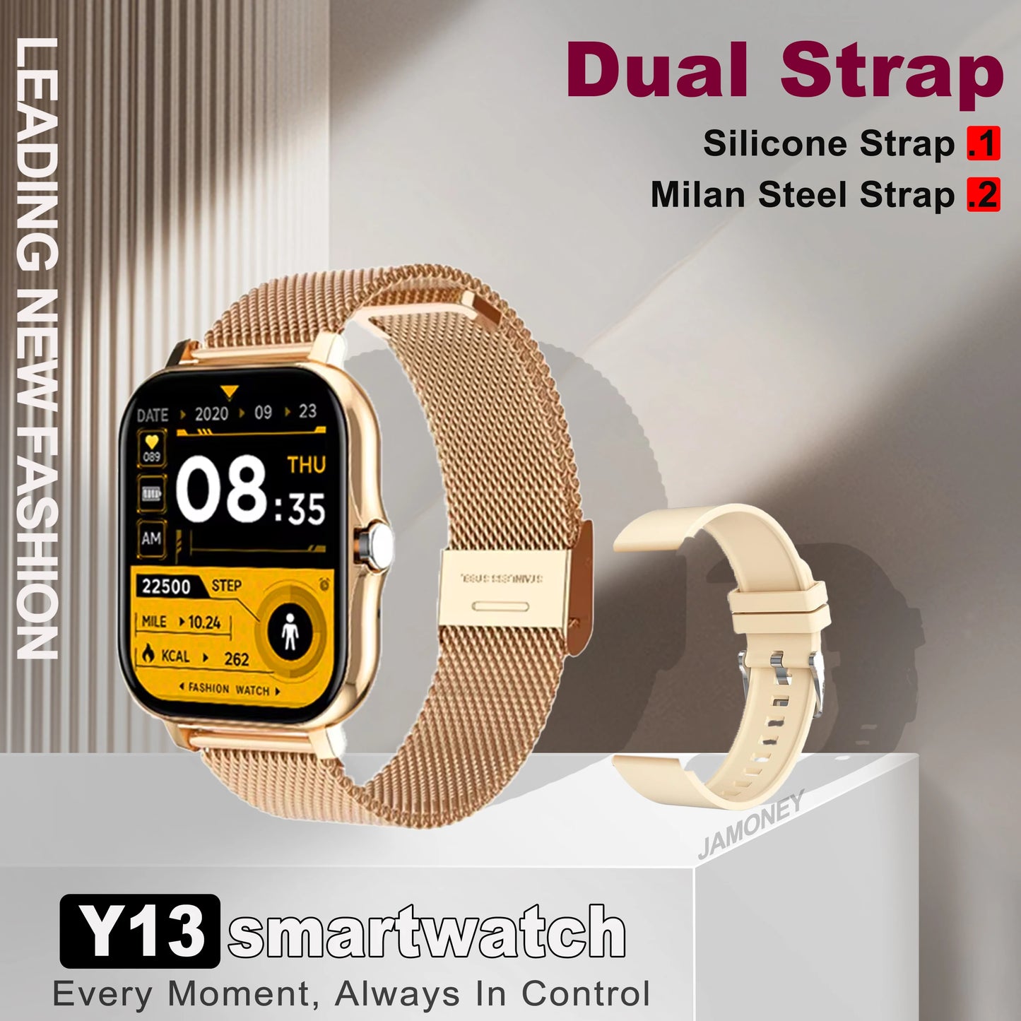 2024 Hot Selling Y13 Smart Watch Full Touch Screen Sports Fitness Watch Call Digital Smart Watch for men women