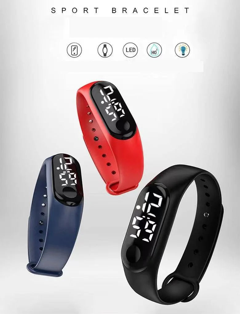 M9 Waterproof Children Watches Women Sport Wristband Bracelet Touch LED Digital Girls Watch Boys