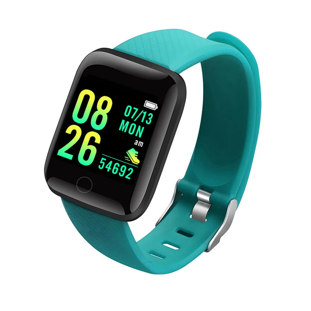 116plus Waterproof Smart Watch Smart Bracelet Step Counting Multi Sport Mode Message Reminder Heart Rate Monitor Blood Pressure