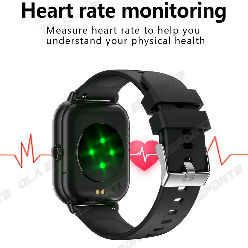 Ola Esporte New Smartwatch Men Women Health Monitoring Bluetooth Call Custom Dial Sport Bracelet Fitness Tracker SmartWatch 2024