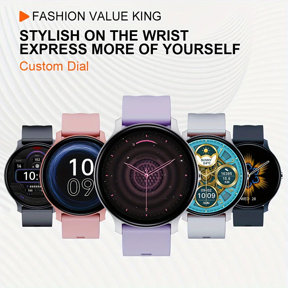 LAXASFIT New Smartwatch 2024 Smartwatch Bluetooth Talk Men Women IP68 Waterproof Smartwatch Fitness Bracelet Customized Dials