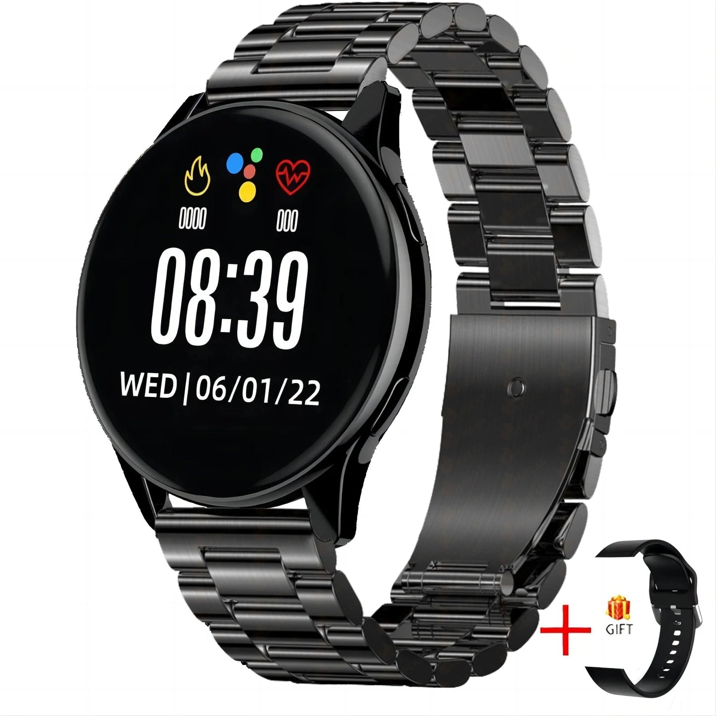 Smart Watch 2024 Women Men Round AMOLED Display Fashion Custom Watch Faces Smarthwhatch Gift Bluetooth Sports Fitness Watches