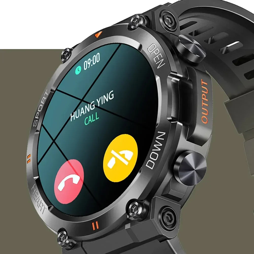 2024 New For T-Rex 2 Smartwatch Men NFC Heart Rate Blood Pressure Monitor 1.39“ Screen BT Call Sports Waterproof Smart Watch