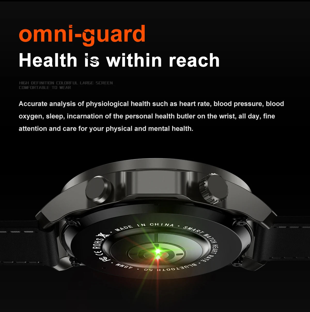 RollsTimi Smartwatch 2024 Men Android&IOS Bluetooth Call flashlight Sports Modes Health Monitoring Reloj Inteligente Hombre