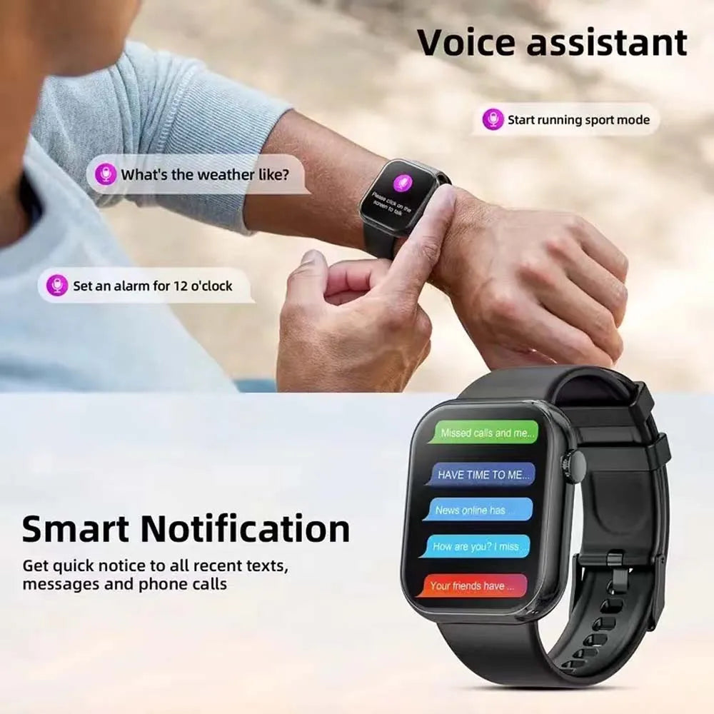 Luxurious Pro Smartwatch 2.01” HD 240*296 Men And Women Notifications Fitness Tracker Bluetooth Call Sports Watch Multifunction