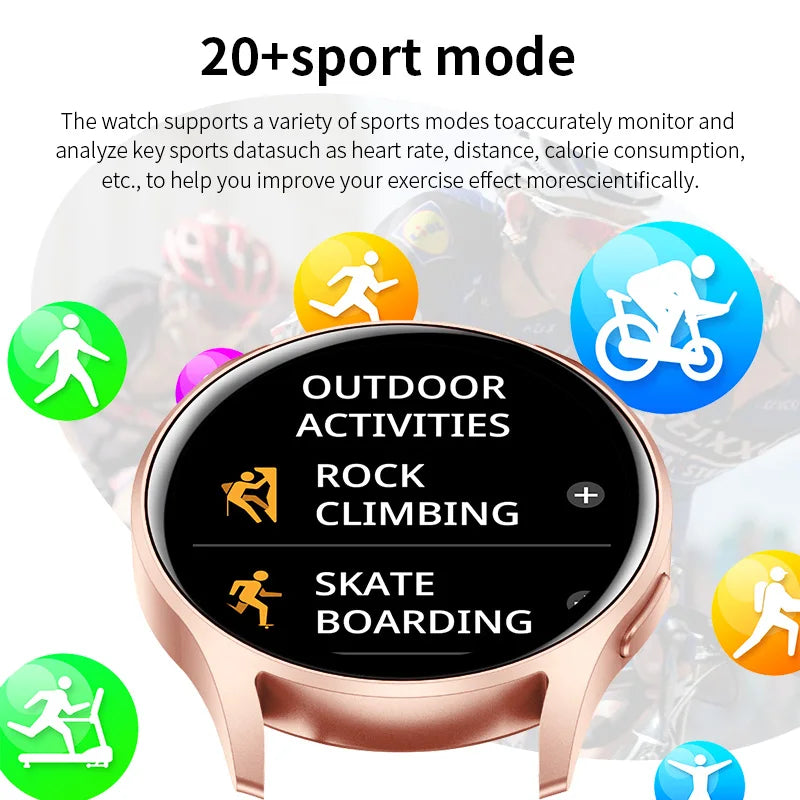 2024 Bluetooth Call Smart Watch Women  Blood Pressure GPS Motion Tracking Bracelet Fashion Waterproof Smartwatch For Men New+Box