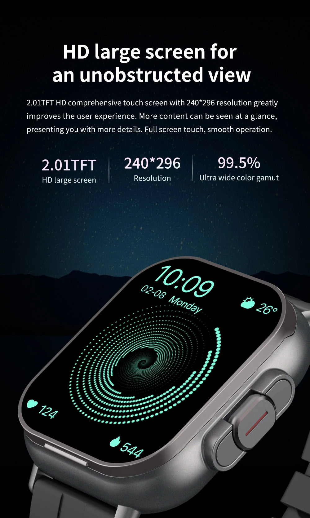 2024 2-In-1 Smartwatch With Earphones Man 2" Multi Sport Bt Call Nfc Exercise Tracker Compatible With Iphone Android Phone