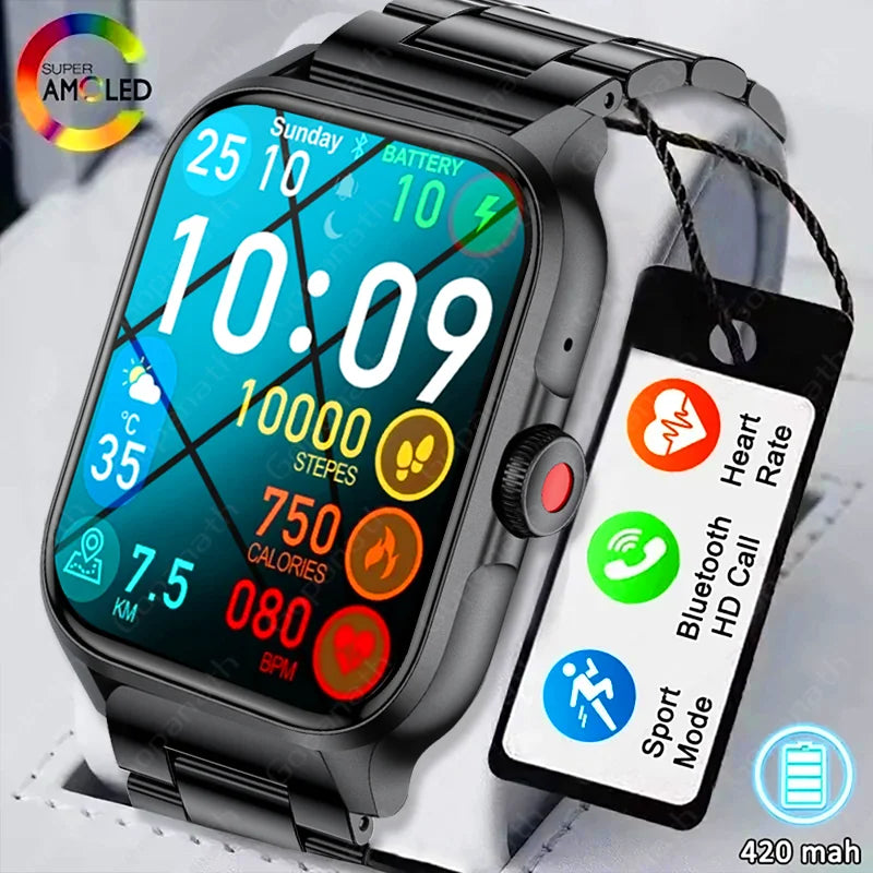 2024 New Smart Watch For Men Women Gift Full Touch Screen Sports Fitness Watches Bluetooth Calls Digital Smartwatch Wristwatch