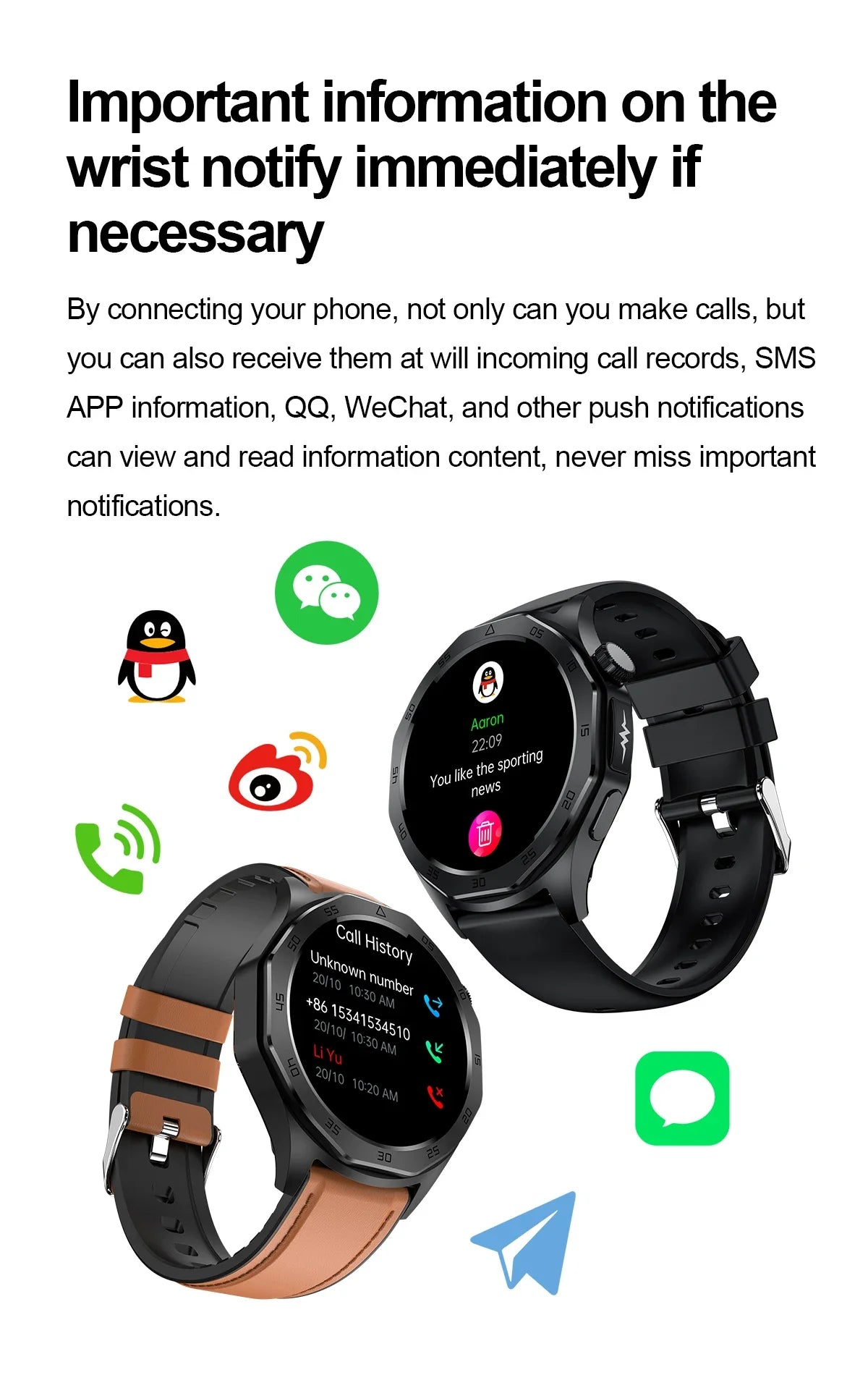 2024 New Medical Grade Smart Watch AI Diagnosi Blood Lipid Uric Acid Body Fat Blood Oxygen ECG+PPG Bluetooth Call Smartwatch Men