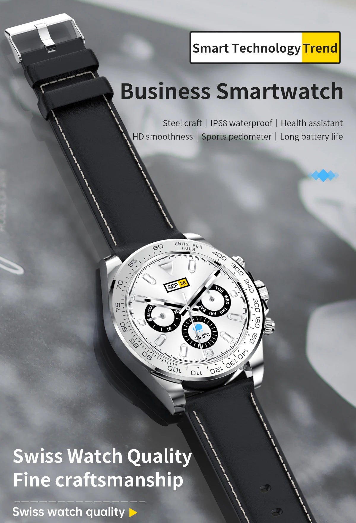 Smart Watch Man High-end luxury Smartwatch 2024 Original Aiweile AW13 Fitness for Huawei Xiaomi Sports Modes Wireless Call Gift