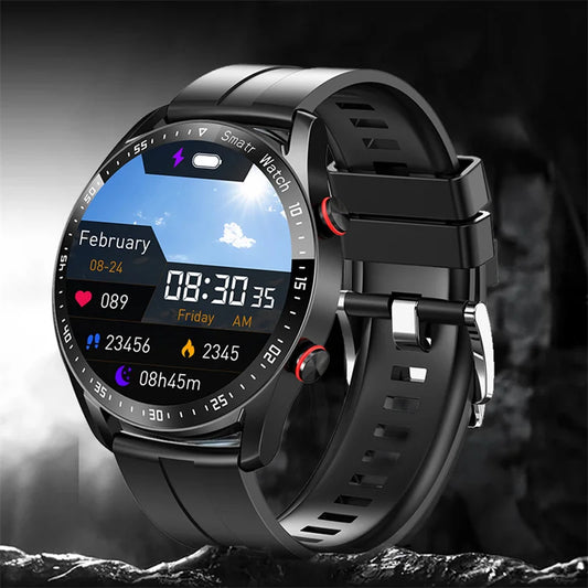 2024 New Fashion Sport Smart Watch Always Display The Time Fitness Tracker Bluetooth Call Smartwatch Men For Android IOS Watch