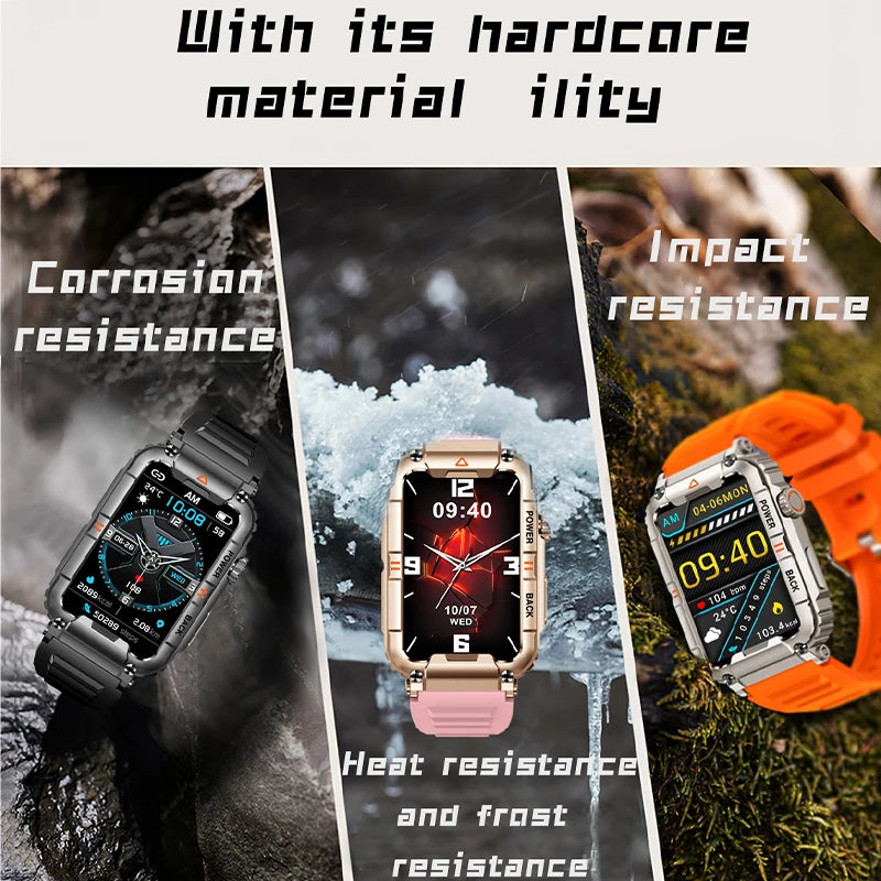 2024 New 1.57"200 * 320 high-definition screen smart watch for men IP68 waterproof watch AI voice Sport fitness men's smartwatch