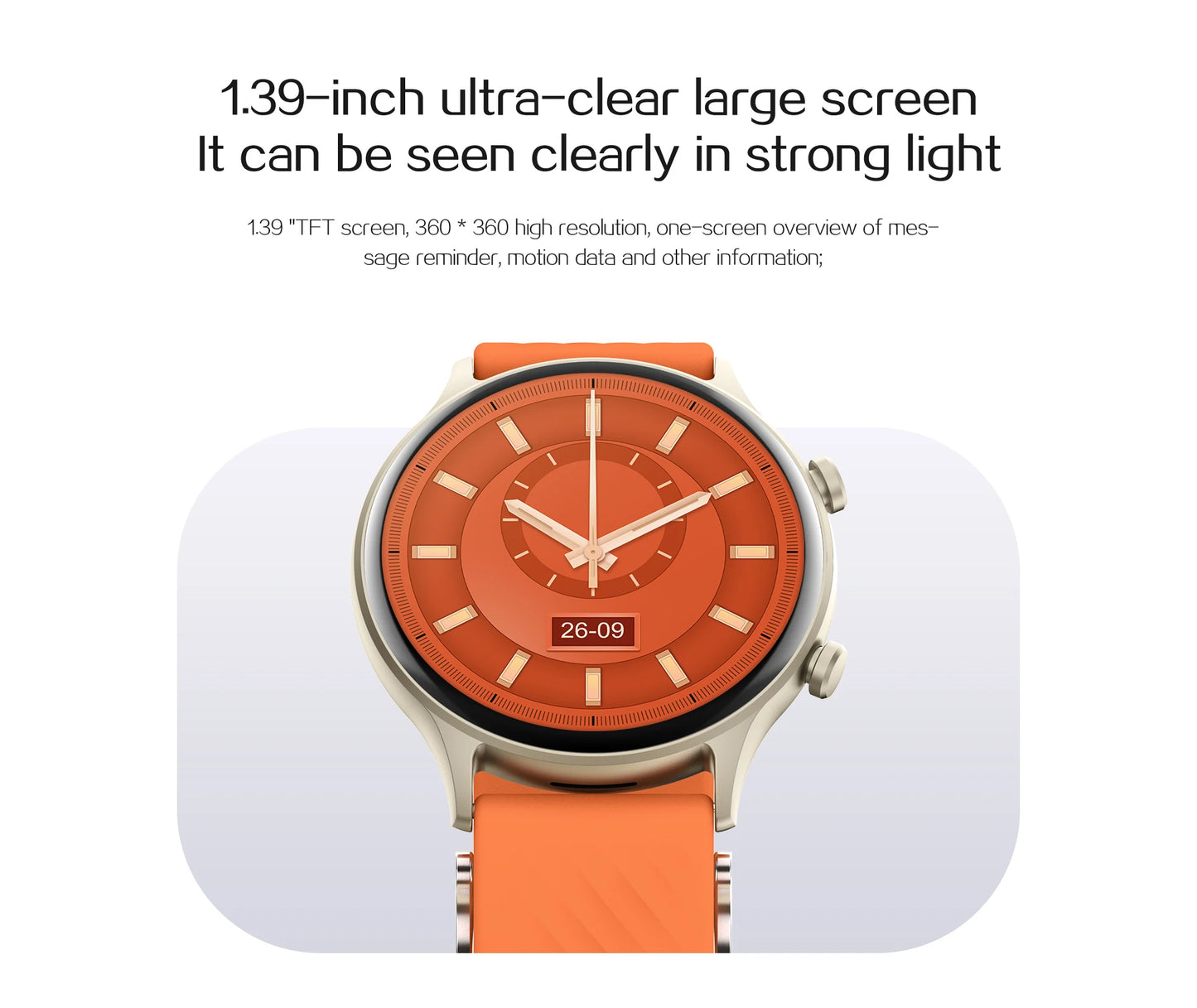 LIGE Fashion Smart Watch 2024 1.39-Inch Ultra-clear Screen 123 Sport Modes Bluetooth Call Sleep Monitor Smartwatch For Men Women