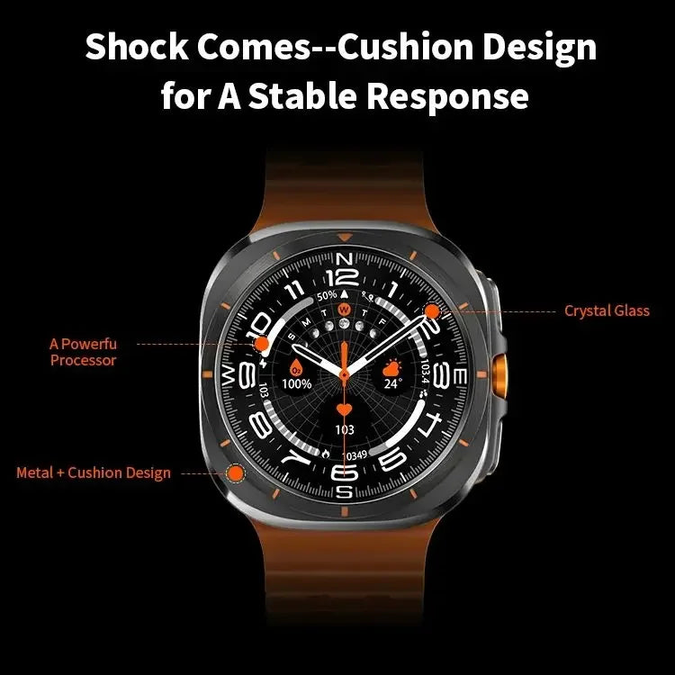 2024 New Watch 7 Ultra 47mm Smart Watch IP68 Waterproof Bluetooth Call Compass Smartwatch for Men Women 1.43" AMOLED Screen SpO2