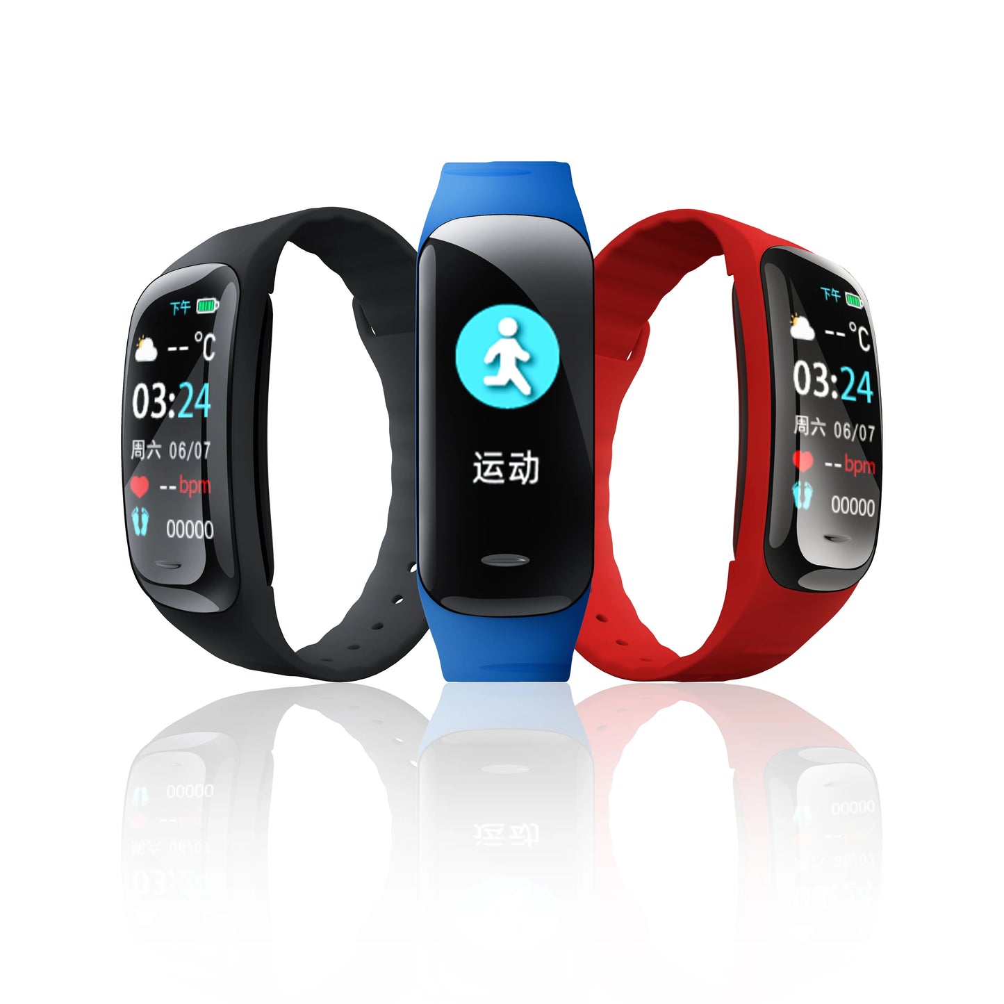 Smart watch C1 Plus Bluetooth Wristband Motion Pedometer Bracelet Alarm Clock Color Screen Multi Functional GTS Smartwatch Pro