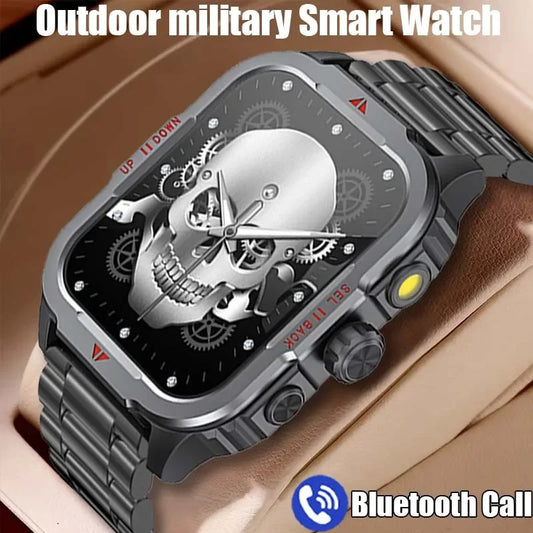 2024 Outdoor Men Sports Smart Watch Bluetooth Call Heart Rate Fitness Tracker Waterproof Clock Men Smartwatch For Huawei Xiaomi