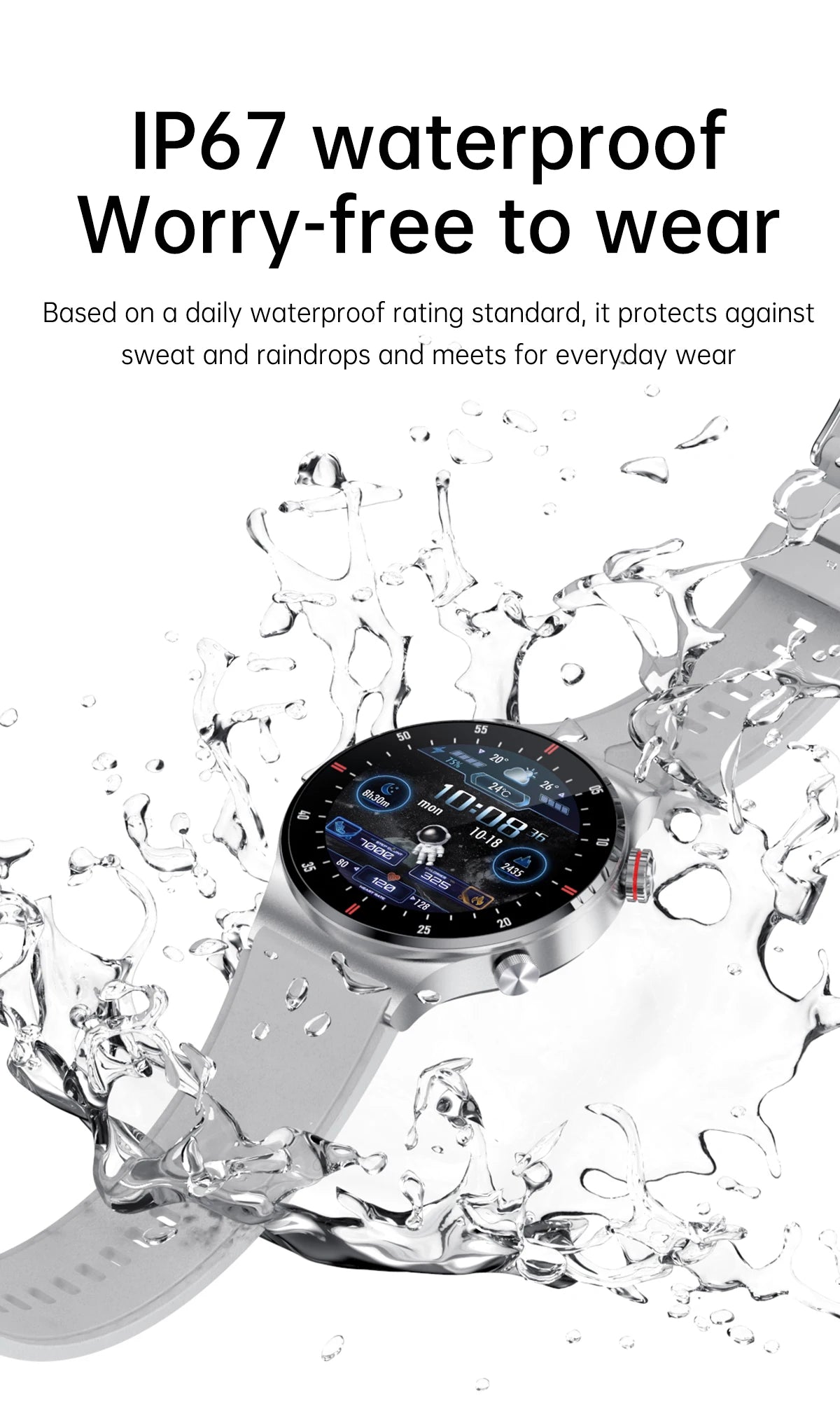 2024 New Men Blue Tooth Call Smart Watch NFC Card Key Heart Rate Blood Pressure Testing Sports Fitness Tracker Women Smartwatch