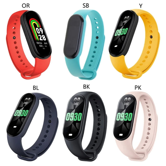 Smartband  Watch Heart Rate Blood Pressure   Smartwatch IP67 Fitness Sport Bracelet for mi Band