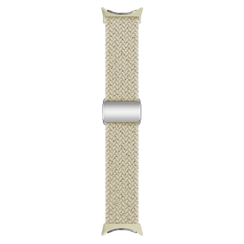 Nylon Braided Magnetic Strap for Google Pixel Watch 2 Band Replacement Belt Wristband Fabric Bracelet Pixel Watch 2 Accessories