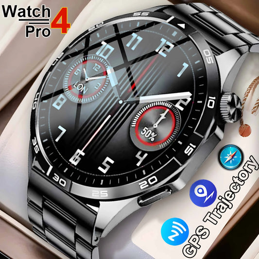 2024 New Original For Huawei Xiaomi GT4 Pro Smartwatch Men GPS tracking AMOLED 466*466 HD screen NFC Bluetooth Call smartwatch