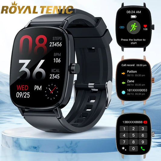 2024 New Smartwatch Men Women Sport Wrist Fitness Bracelet 2.01inches Bluetooth Call Messages Rememding