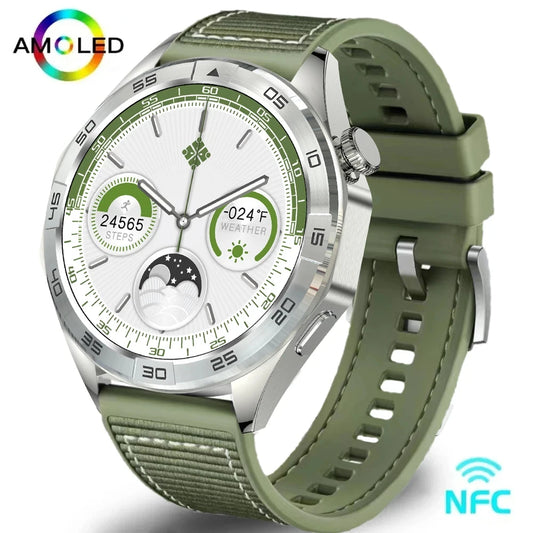 2024 New Watch 1.55 inch 360 * 360 high-definition screen Bluetooth call NFC IP67 waterproof men and women couple smartwatch