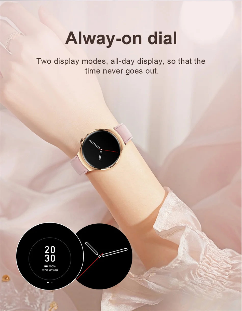 For HUAWEI 2024 New Watch GT4Mini Smart Watch Women AMOLED NFC GPS Heart Rate Clock BT Call IP68 Waterproof Lady Smartwatch+Box