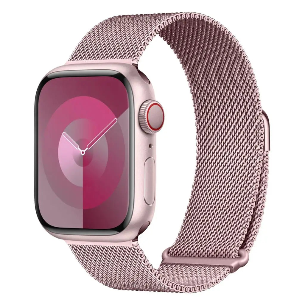 Strap For Apple watch Ultra 2 Band 44mm 40mm 45mm 41mm 42mm 38mm 49mm Milanese Loop Metal Bracelet iWatch Series 9 8 SE 7 6 5 3