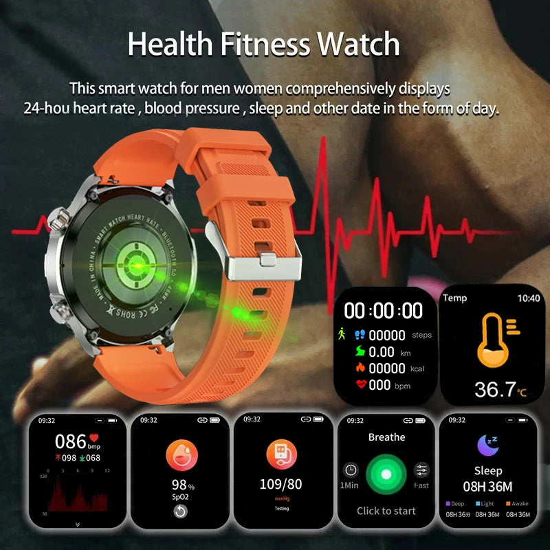 For Huawei Ultimate NFC Smart Watch Men Bluetooth Call Sport GPS Track Compass IP68 Waterproof Smartwatch 2024 AMOLED Watches