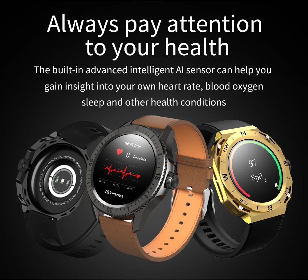 2024 XUESEVEN SK22 Innovative Design Double Border Men Smartwatch Rotary Button ECG Bluetooth Call Waterproof Smart Watch Men