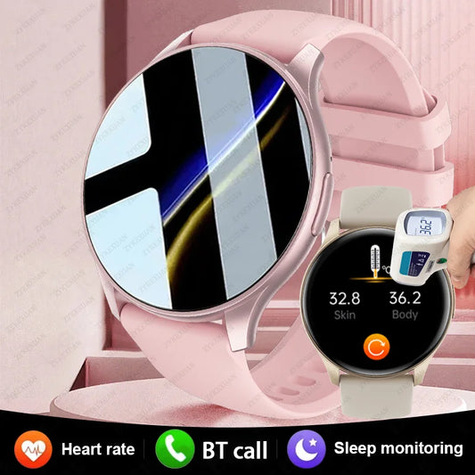 2024 New For Xiaomi Huawei 1.43 inches Bluetooth Call Smartwatch Women Men AMOLED 466*466 HD Pixel Display Smartwatches Ladies