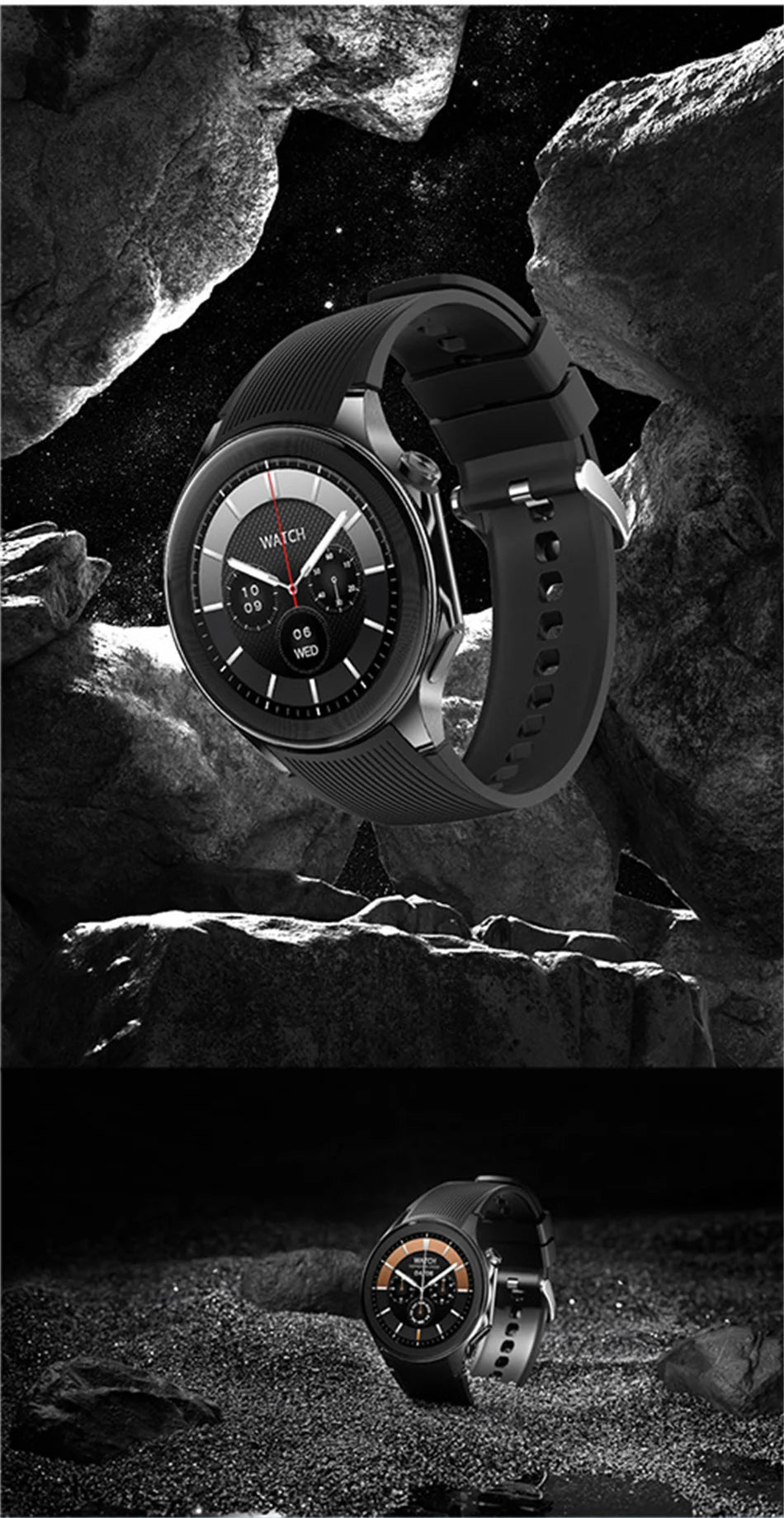 2024 New  For HUAWEI OPPO Watch X High-End Business Watch Music Playback Smartwatch Men Sports Fitness Waterproof Bracelet