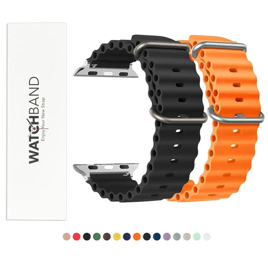 Sport watch strap for Apple watch band ultra 1 2 serie 9 SE Silicone Bracelet 38mm 40mm 41mm 44mm 45mm 49mm 38 40 41 44 45 49 mm