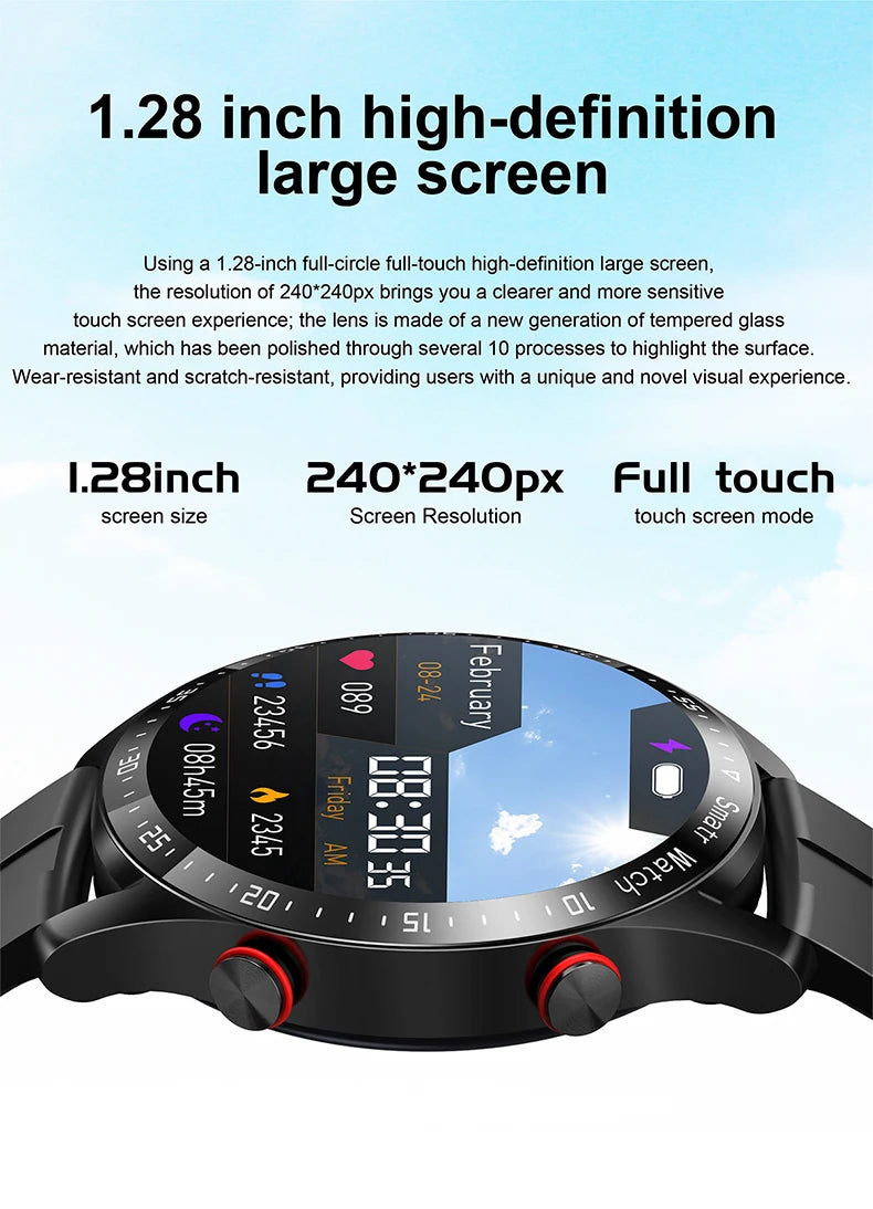 New 2023 ECG+PPG Smart Watch Bluetooth Call Music player Man Watch Sports Waterproof Luxury Smartwatch For Android ios