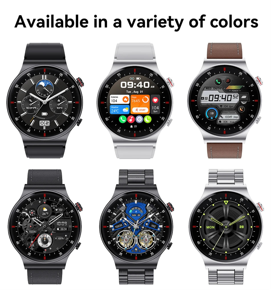 2024 Bluetooth Call Smart Watch Men HD Screen Sports Fitness Watches Waterproof Health Monitoring Smartwatch Men For Android IOS