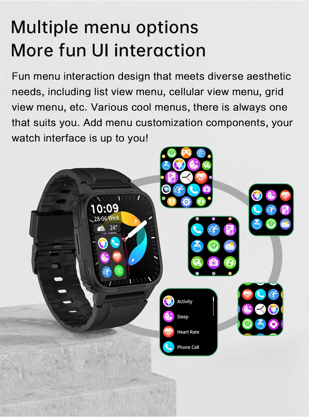 2024 New Smart Watch Men Women LW9 Fitness Tracker Bluetooth Call Heart Rate Blood Pressure IP68 Waterproof Sprots Smartwatches