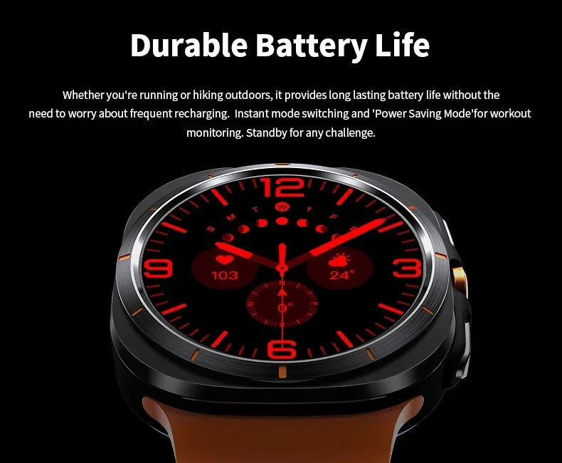 2024 Zordai Smartwatch For Samsung Galaxy Watch 7 Classic Smart Watch Men Women Custom Dial AMOLED BT Call GPS NFC Sport Watches