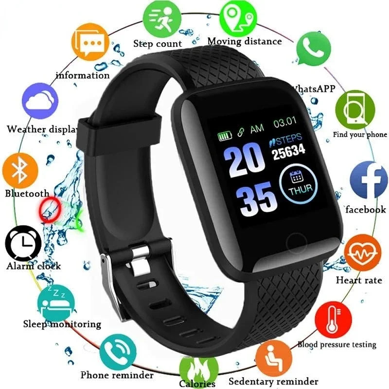 2024 Smart Watch Men Women Full Touch Screen Sport Fitness Watch Man IP67 Waterproof Bluetooth For Android IOS Smartwatch Men