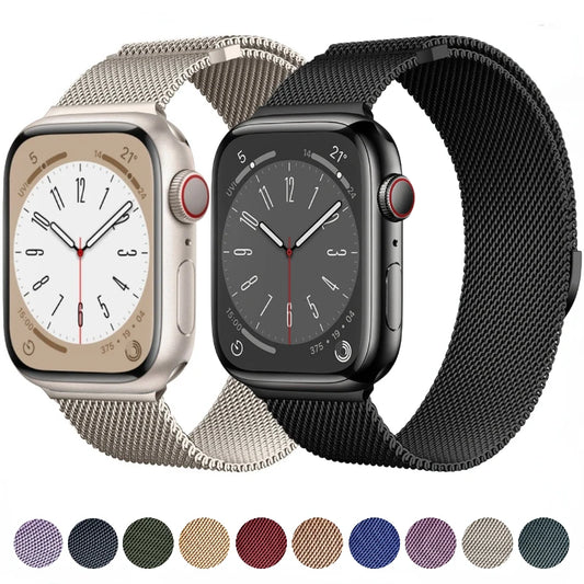 Metal strap For Apple watch Ultra 49mm 9 8 7 45mm 41mm Magnetic suction bracelet wristband For iWatch 6 5 4 3 SE 44mm 40mm 42mm