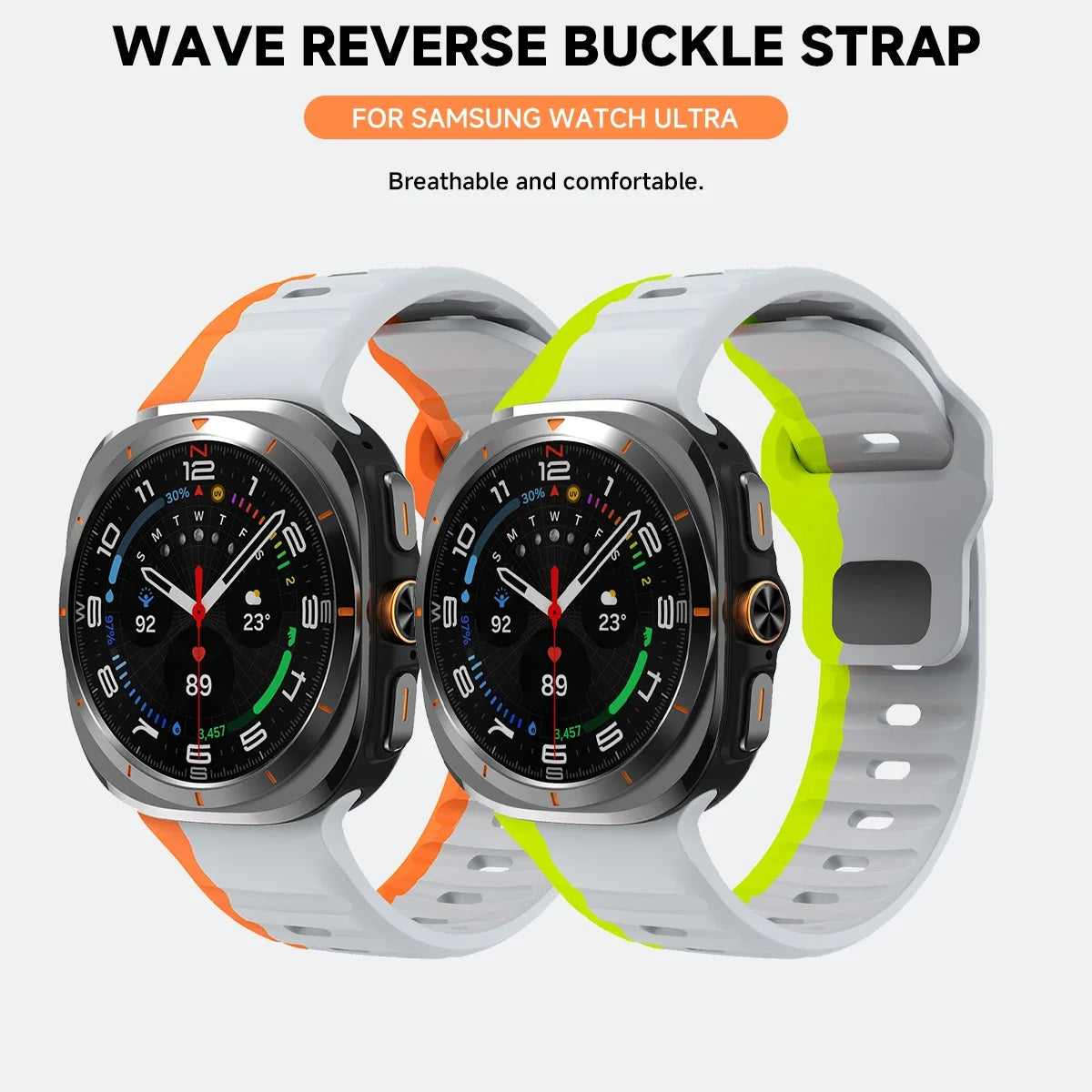 Silicone Strap for Samsung Galaxy Watch 7 Ultra 47mm No Gaps Sport Band Bracelet for Galaxy Watch Ultra 47mm Wristband Watchband